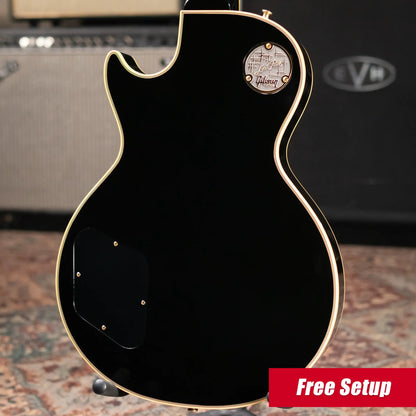 Gibson Custom Shop 1968 Les Paul Custom Reissue Electric Guitar - Ebony with Hardshell Case