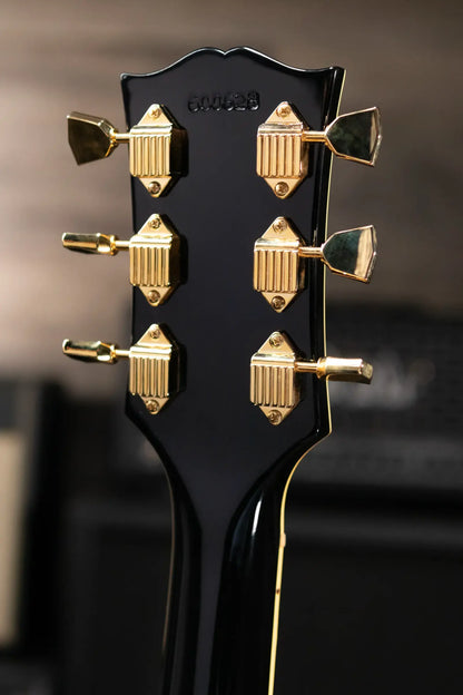 Gibson Custom Shop 1968 Les Paul Custom Reissue Electric Guitar - Ebony with Hardshell Case