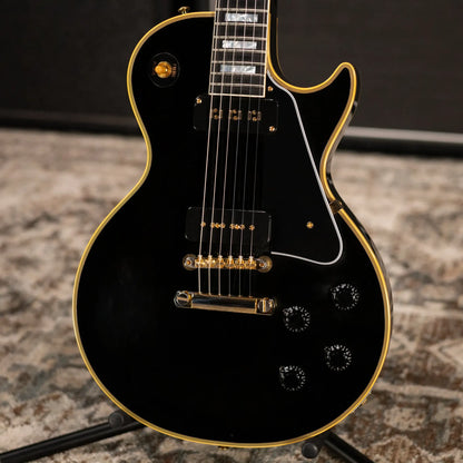 Gibson Custom Shop '54 Les Paul Custom Reissue Electric Guitar - Ebony with Hardshell Case - Used