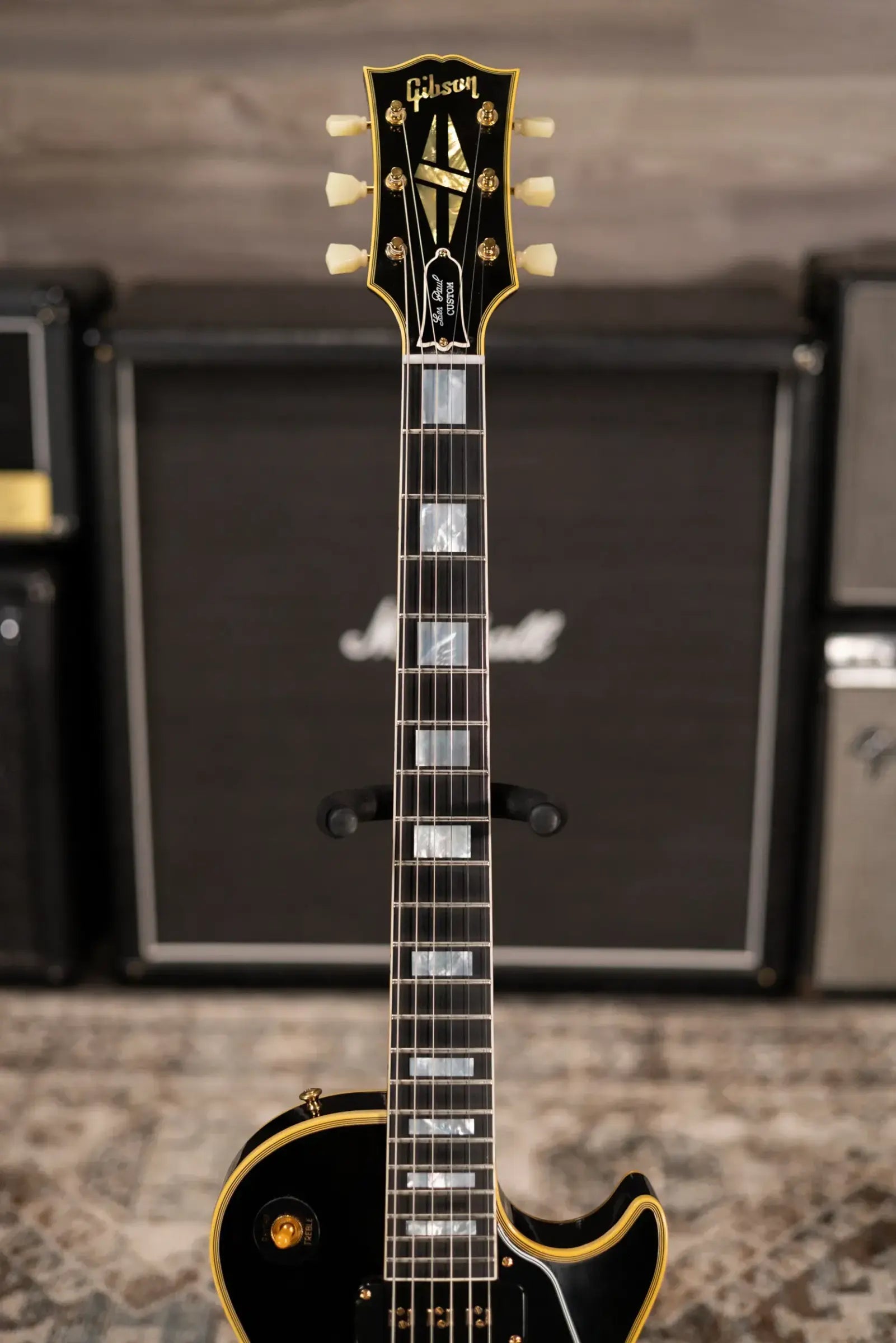 Gibson Custom Shop '54 Les Paul Custom Reissue Electric Guitar - Ebony with Hardshell Case - Used