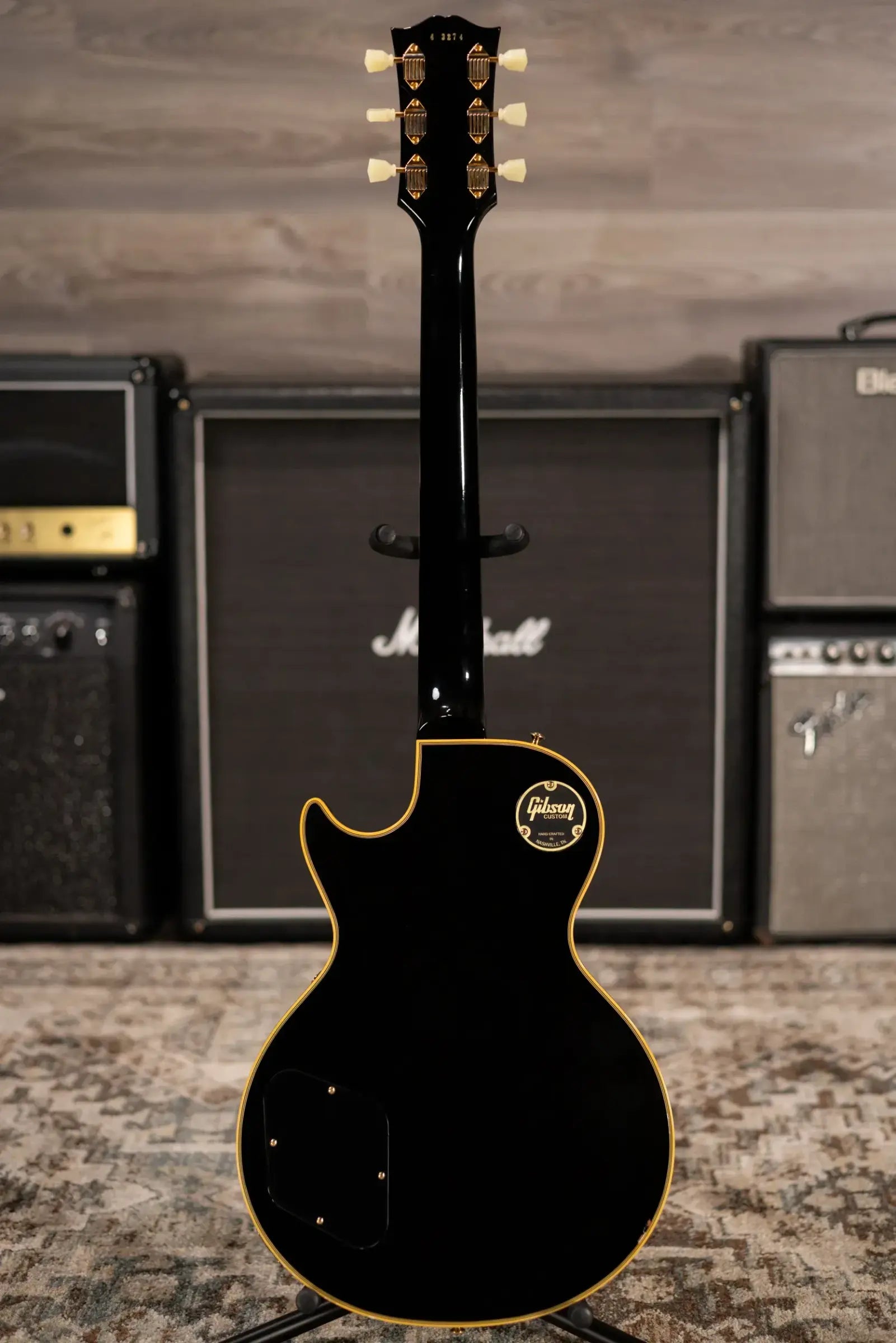 Gibson Custom Shop '54 Les Paul Custom Reissue Electric Guitar - Ebony with Hardshell Case - Used