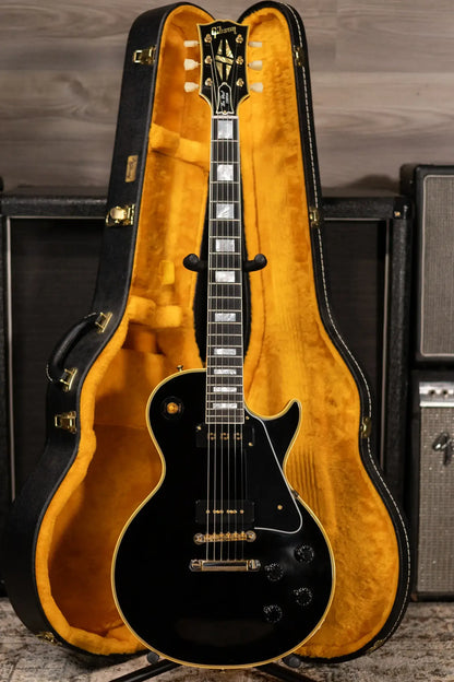 Gibson Custom Shop '54 Les Paul Custom Reissue Electric Guitar - Ebony with Hardshell Case - Used