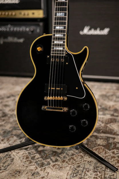 Gibson Custom Shop '54 Les Paul Custom Reissue Electric Guitar - Ebony with Hardshell Case - Used