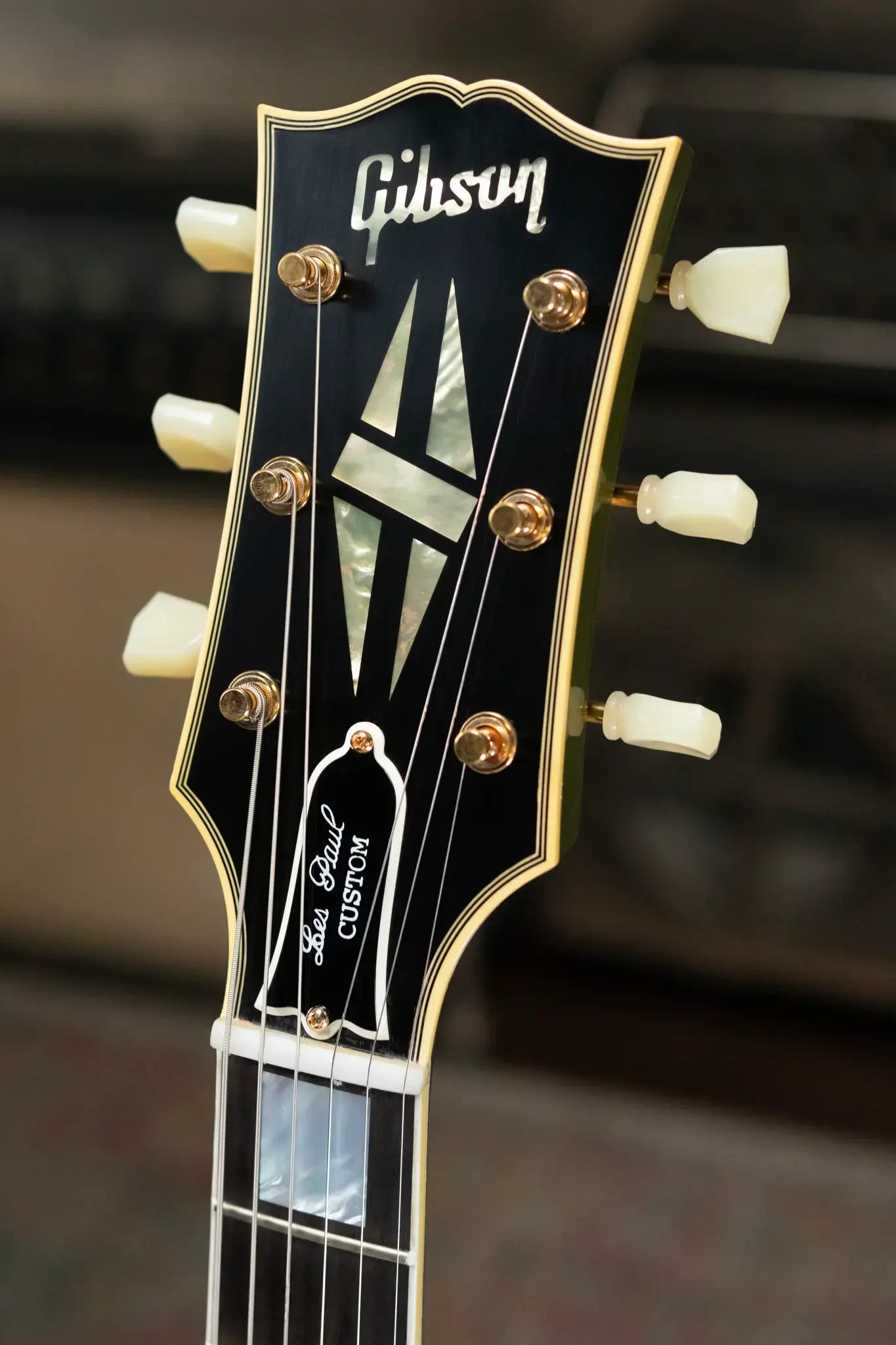 Gibson Custom Shop 54 Les Paul Custom VOS Electric Guitar - Olive Drab with Hardshell Case