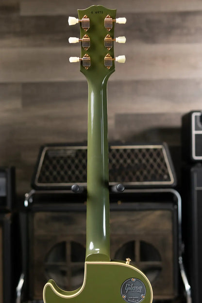 Gibson Custom Shop 54 Les Paul Custom VOS Electric Guitar - Olive Drab with Hardshell Case