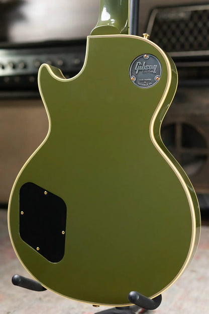 Gibson Custom Shop 54 Les Paul Custom VOS Electric Guitar - Olive Drab with Hardshell Case