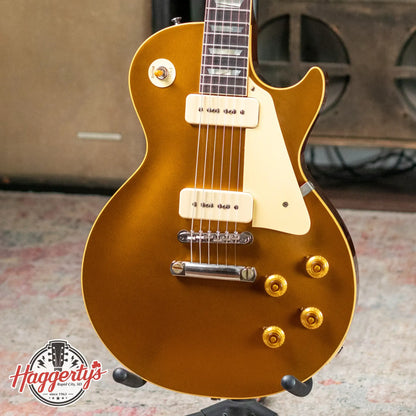 Gibson Custom Shop 56 Les Paul Standard Dark Back Electric Guitar - Double Gold VOS with Hardshell Case