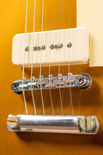 Gibson Custom Shop 56 Les Paul Standard Dark Back Electric Guitar - Double Gold VOS with Hardshell Case