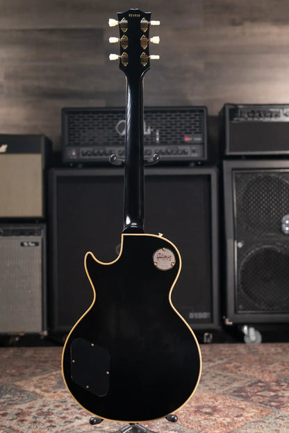 Gibson Custom Shop 57 Les Paul Custom VOS Electric Guitar - Ebony with Hardshell Case