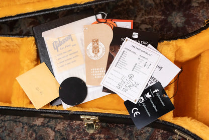 Gibson Custom Shop 57 Les Paul Custom VOS Electric Guitar - Ebony with Hardshell Case