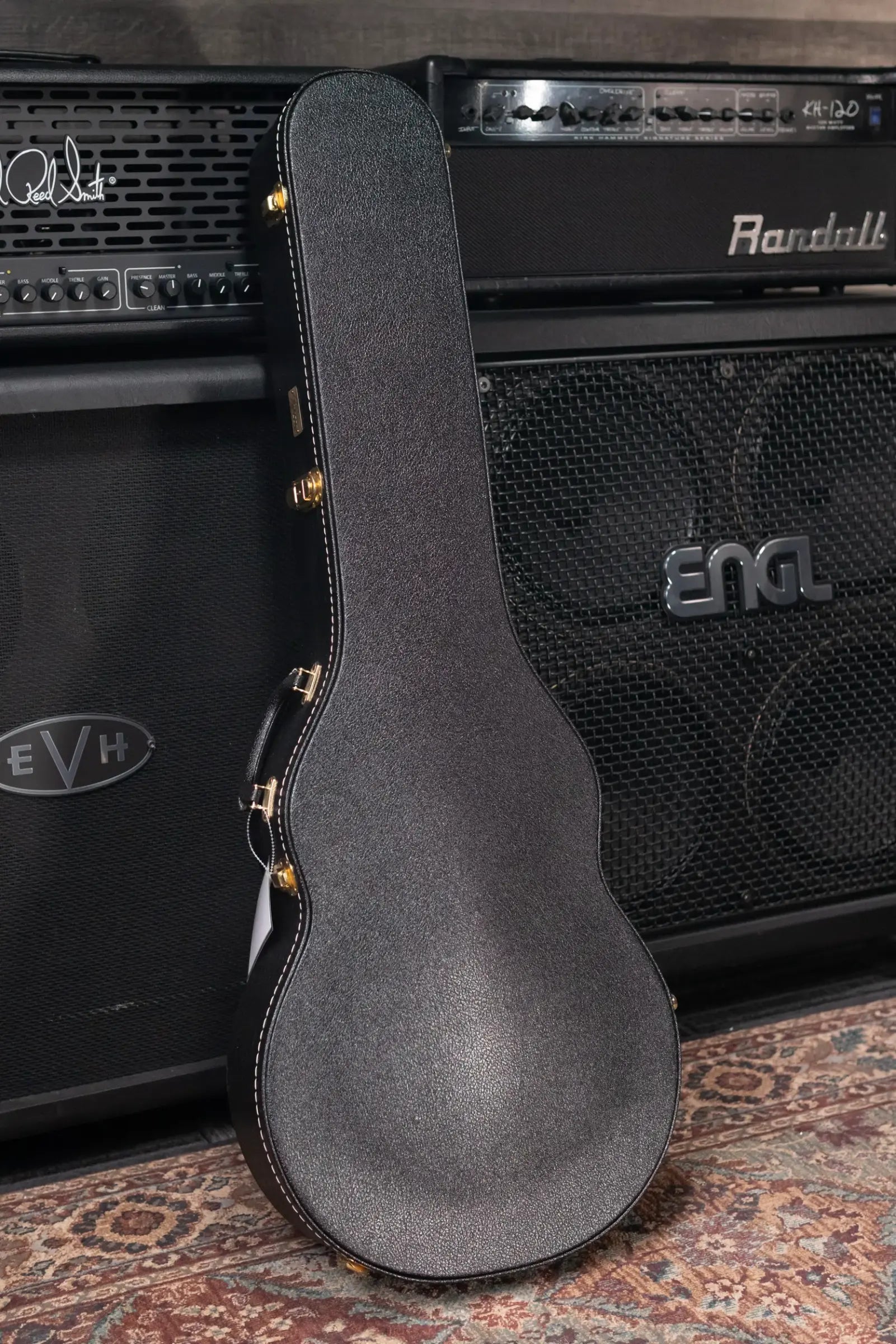 Gibson Custom Shop 57 Les Paul Custom VOS Electric Guitar - Ebony with Hardshell Case