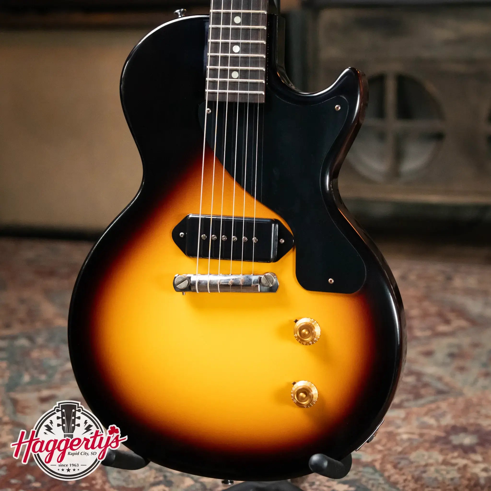 Gibson Custom Shop 57 Les Paul Junior VOS - Vintage Sunburst with Hardshell Case