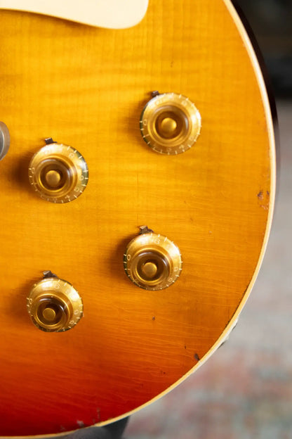 Gibson Custom Shop 1959 Les Paul Standard BOTB Page 116 Murphy Lab Heavy Aged Electric Guitar - Sunburst with Hardshell Case