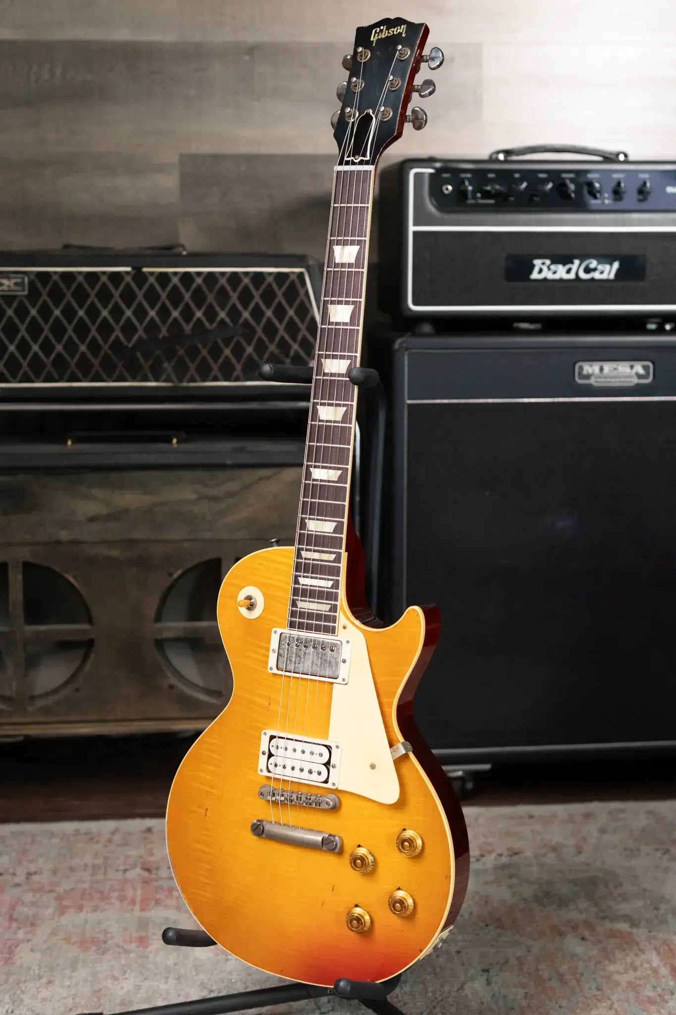 Gibson Custom Shop 1959 Les Paul Standard BOTB Page 116 Murphy Lab Heavy Aged Electric Guitar - Sunburst with Hardshell Case