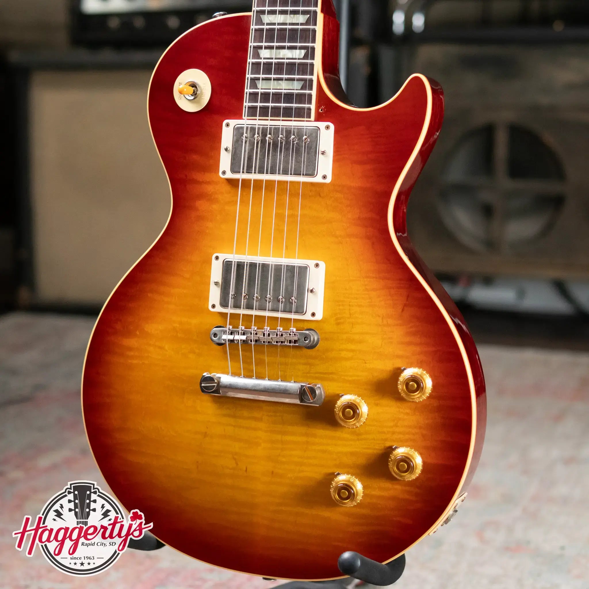 Gibson Custom Shop '59 Les Paul VOS Electric Guitar w/ Hardshell Case - Cherry Sunburst - Used