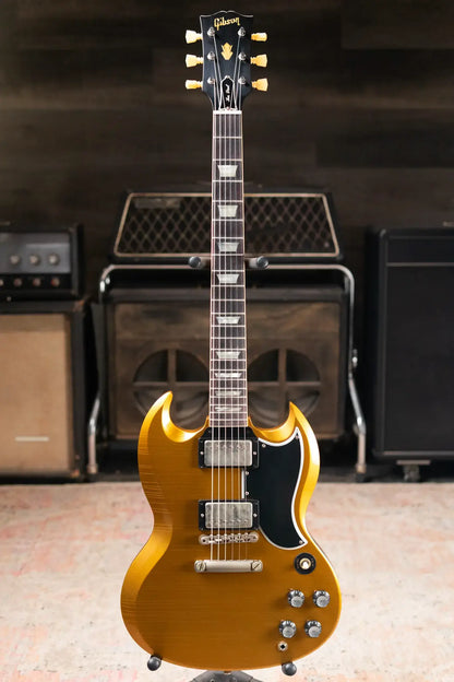 Gibson Custom Shop '61 SG Standard Murphy Lab Ultra Light Aged Electric Guitar - Double Gold with Hardshell Case