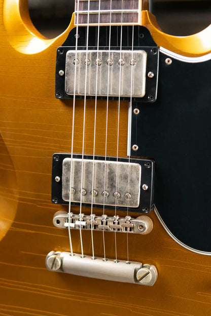 Gibson Custom Shop '61 SG Standard Murphy Lab Ultra Light Aged Electric Guitar - Double Gold with Hardshell Case
