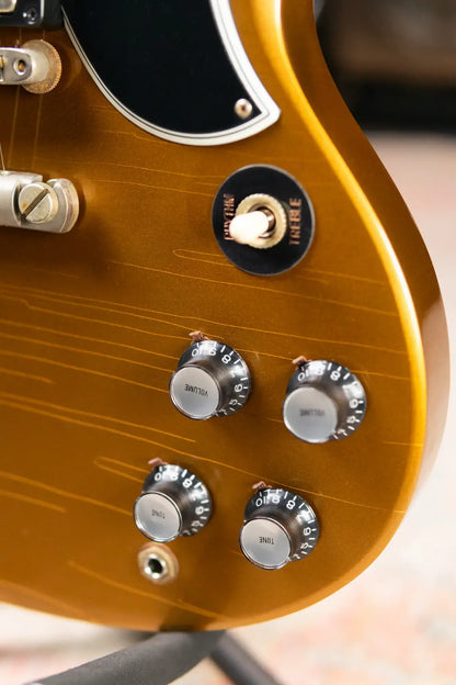 Gibson Custom Shop '61 SG Standard Murphy Lab Ultra Light Aged Electric Guitar - Double Gold with Hardshell Case