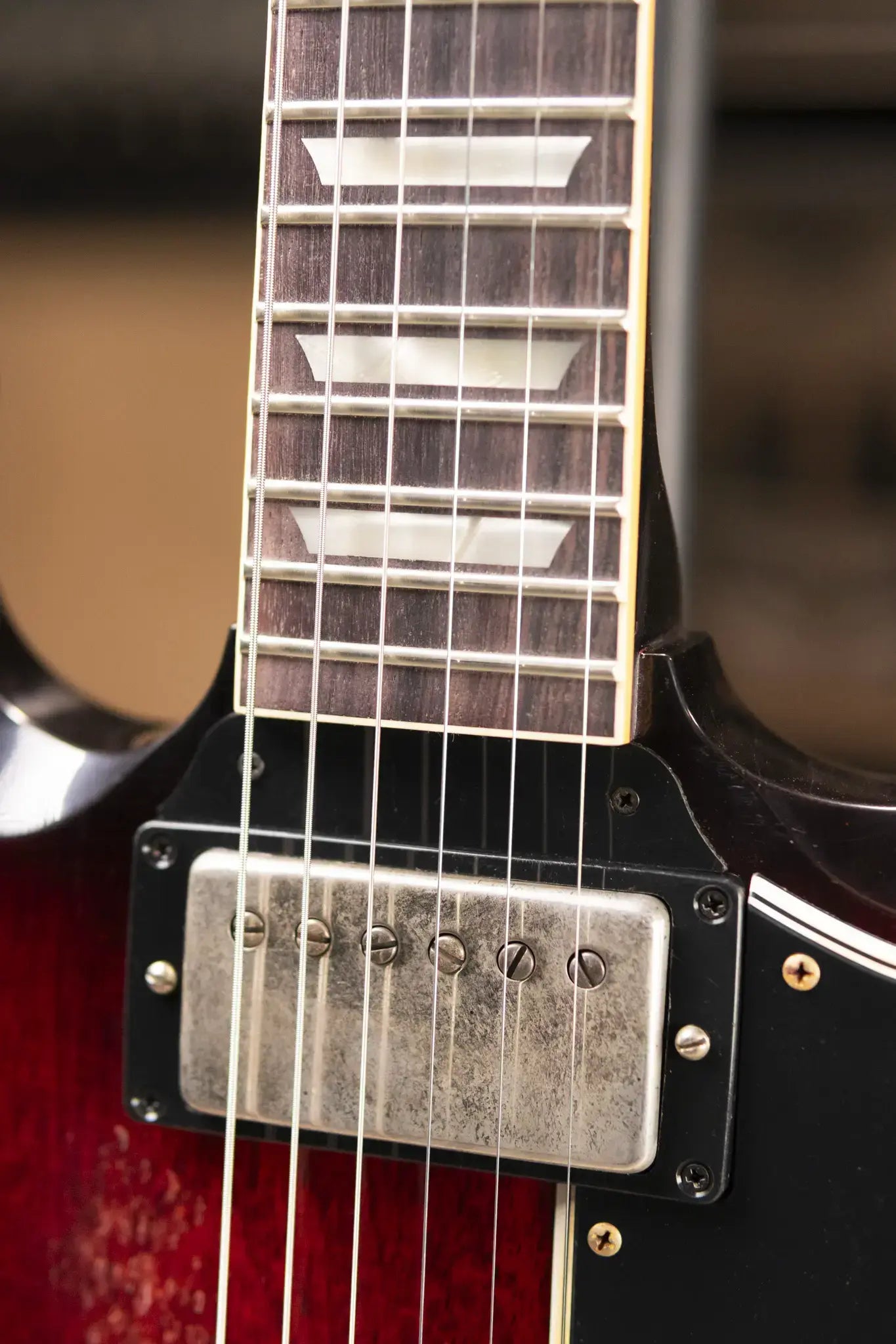 Gibson Custom Shop '61 SG Standard Reissue Murphy Lab Heavy Aged Electric Guitar - Reissue Burst with Hardshell Case