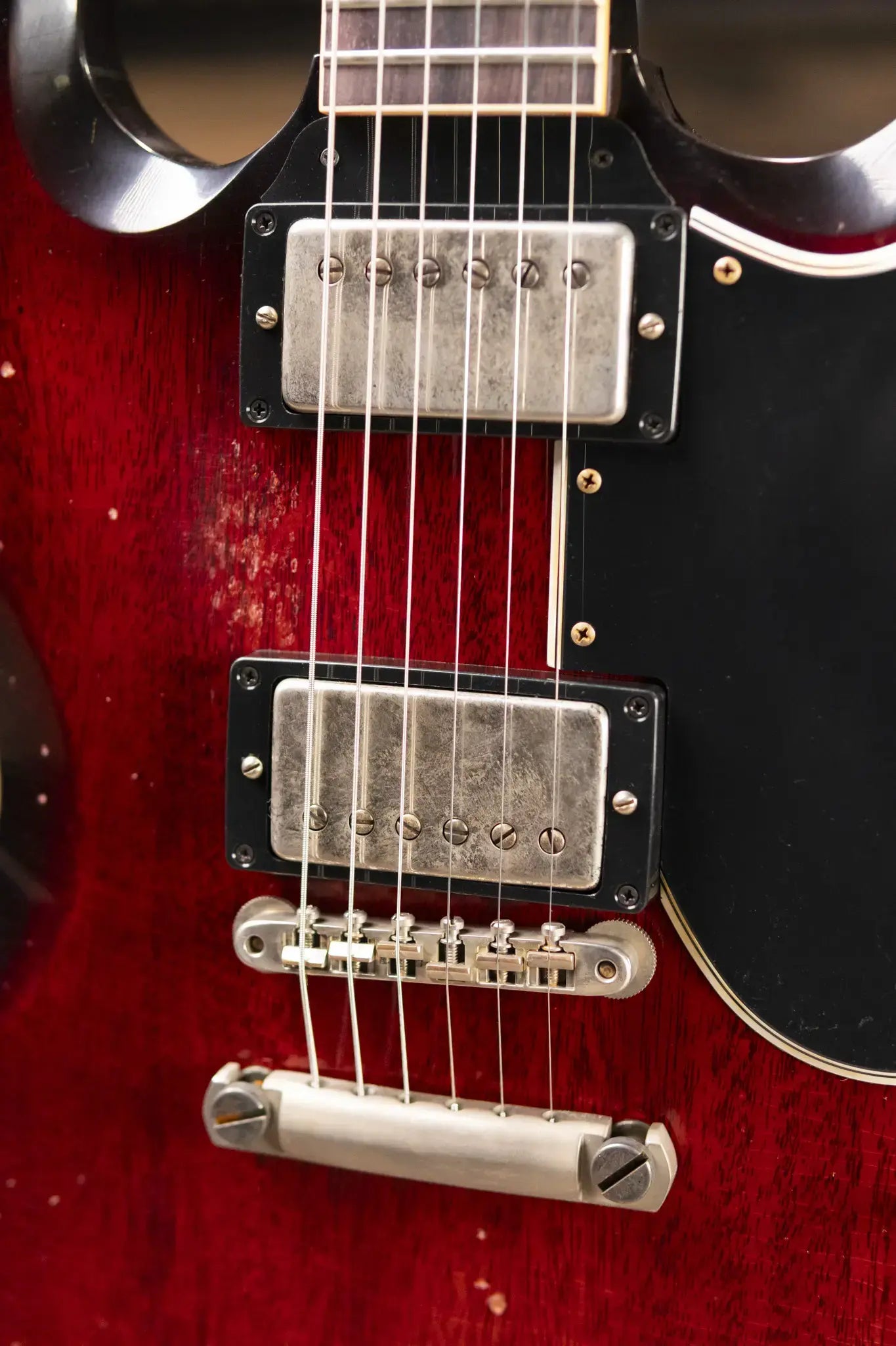 Gibson Custom Shop '61 SG Standard Reissue Murphy Lab Heavy Aged Electric Guitar - Reissue Burst with Hardshell Case