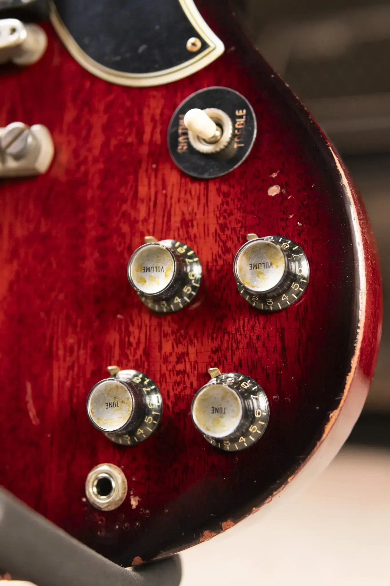 Gibson Custom Shop '61 SG Standard Reissue Murphy Lab Heavy Aged Electric Guitar - Reissue Burst with Hardshell Case