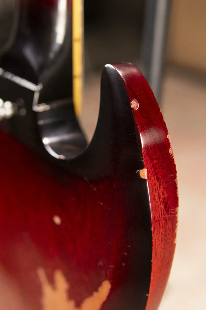 Gibson Custom Shop '61 SG Standard Reissue Murphy Lab Heavy Aged Electric Guitar - Reissue Burst with Hardshell Case