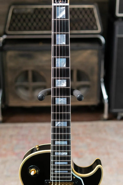 Gibson Custom Shop 68 Les Paul Custom Gloss Electric Guitar - Ebony with Hardshell Case