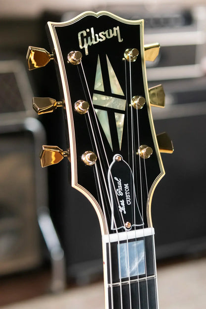 Gibson Custom Shop 68 Les Paul Custom Gloss Electric Guitar - Ebony with Hardshell Case