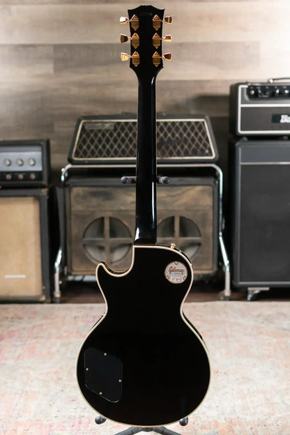 Gibson Custom Shop 68 Les Paul Custom Gloss Electric Guitar - Ebony with Hardshell Case