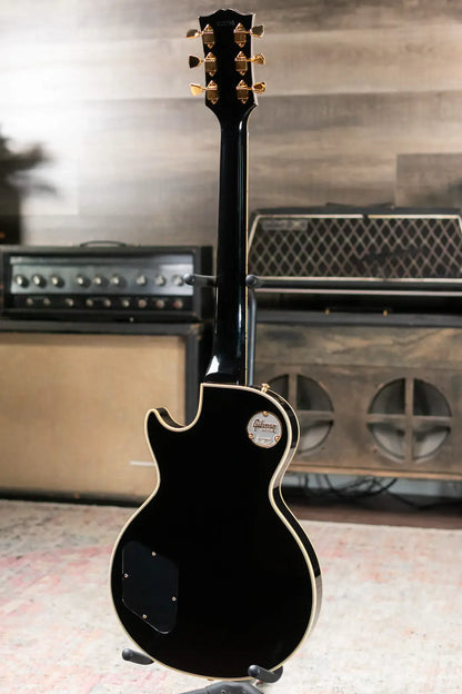 Gibson Custom Shop 68 Les Paul Custom Gloss Electric Guitar - Ebony with Hardshell Case