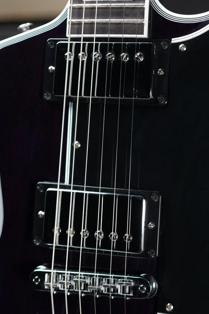 Gibson Custom Shop Explorer Custom Electric Guitar - Cobalt Blue Top with Stinger and Hardshell Case