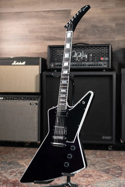 Gibson Custom Shop Explorer Custom Electric Guitar - Cobalt Blue Top with Stinger and Hardshell Case