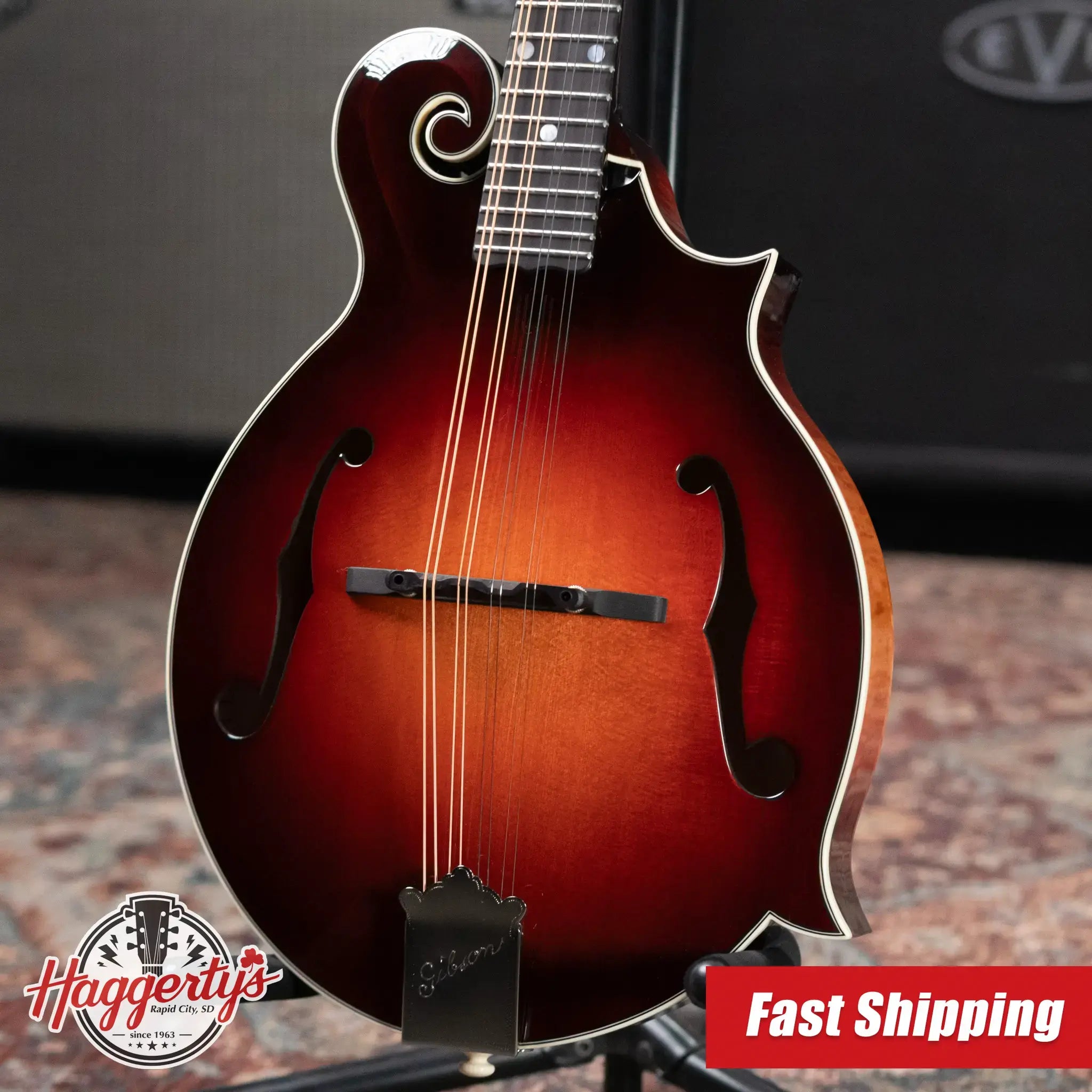Gibson Custom Shop F-5G Mandolin - Dark Burst with Hardshell Case