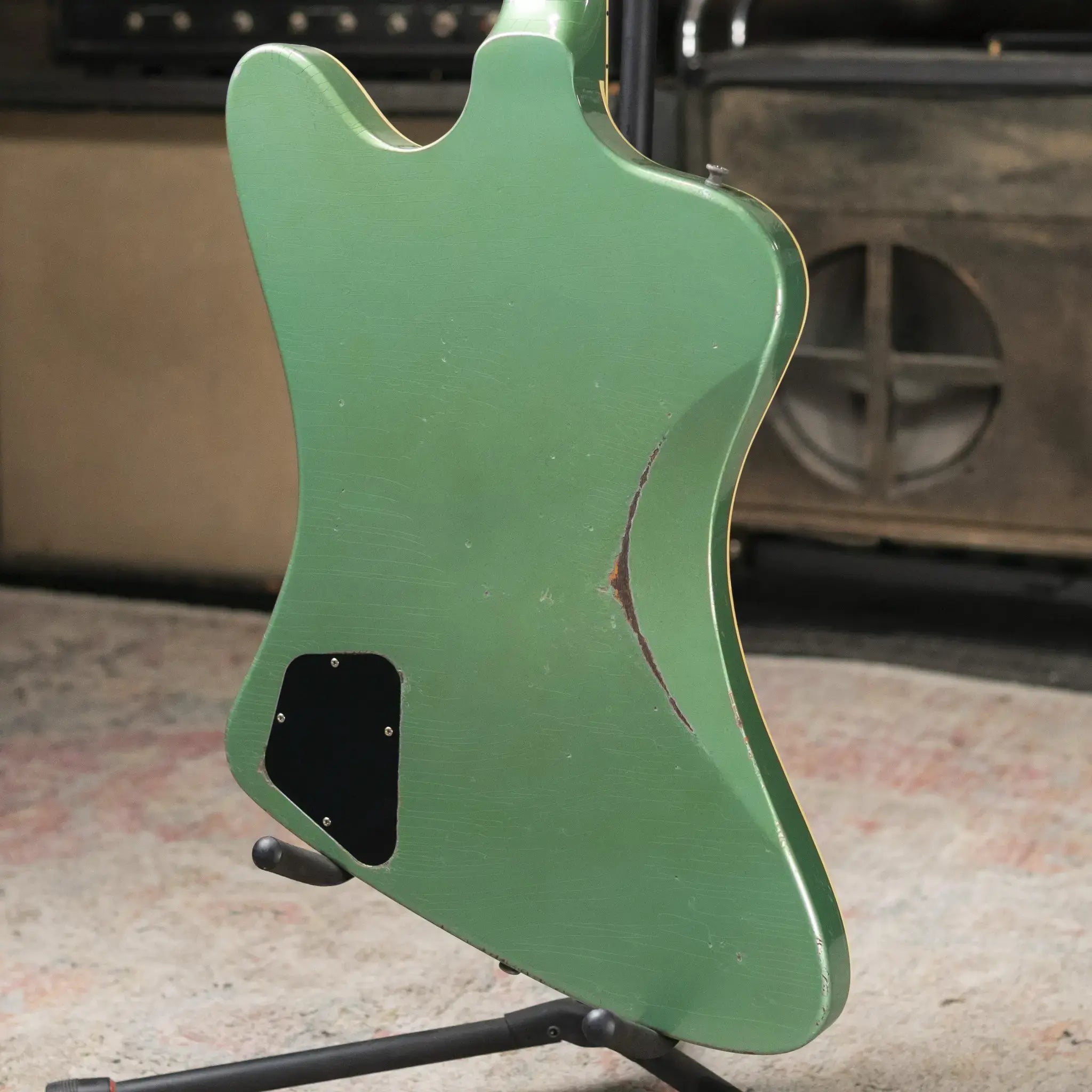 Gibson Custom Shop Firebird Custom Murphy Lab Heavy Aged Electric Guitar - Inverness Green with Hardshell Case