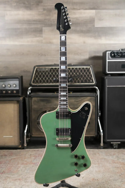 Gibson Custom Shop Firebird Custom Murphy Lab Heavy Aged Electric Guitar - Inverness Green with Hardshell Case