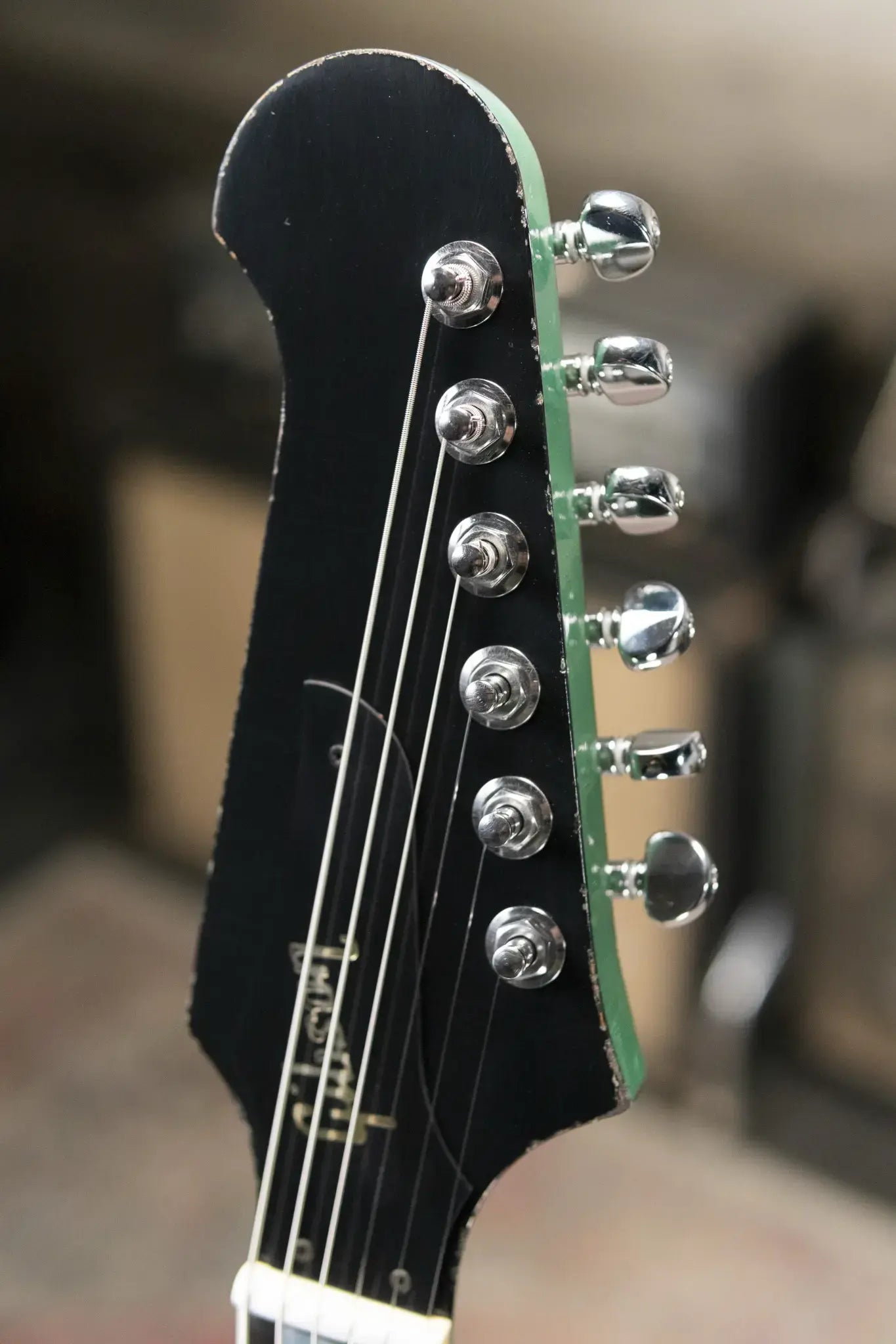 Gibson Custom Shop Firebird Custom Murphy Lab Heavy Aged Electric Guitar - Inverness Green with Hardshell Case
