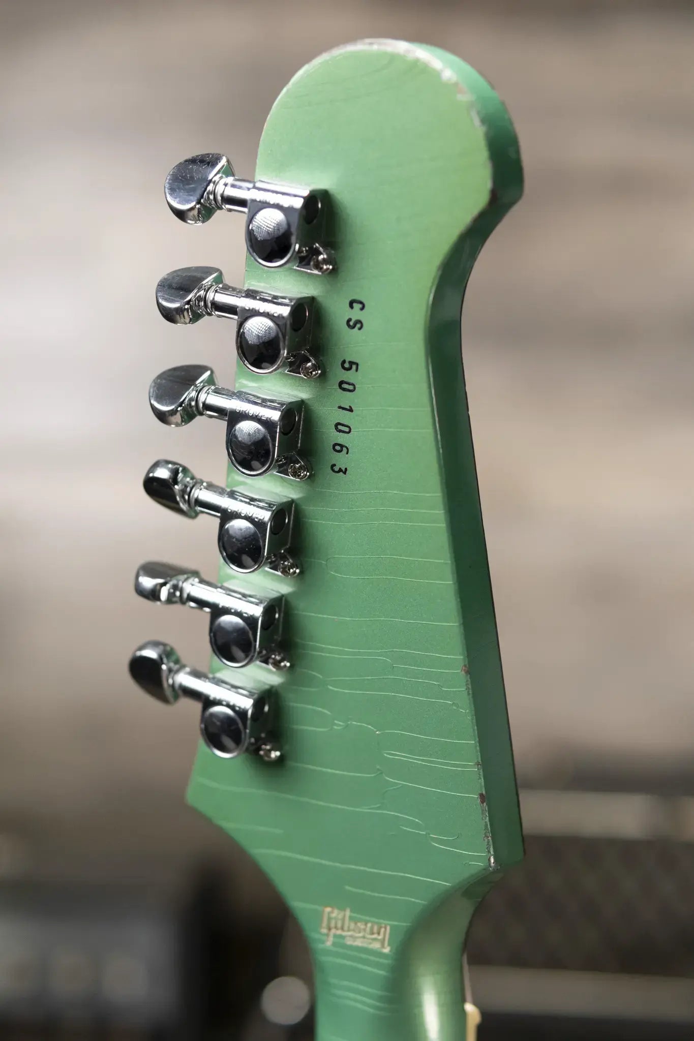 Gibson Custom Shop Firebird Custom Murphy Lab Heavy Aged Electric Guitar - Inverness Green with Hardshell Case
