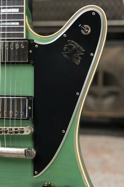 Gibson Custom Shop Firebird Custom Murphy Lab Heavy Aged Electric Guitar - Inverness Green with Hardshell Case
