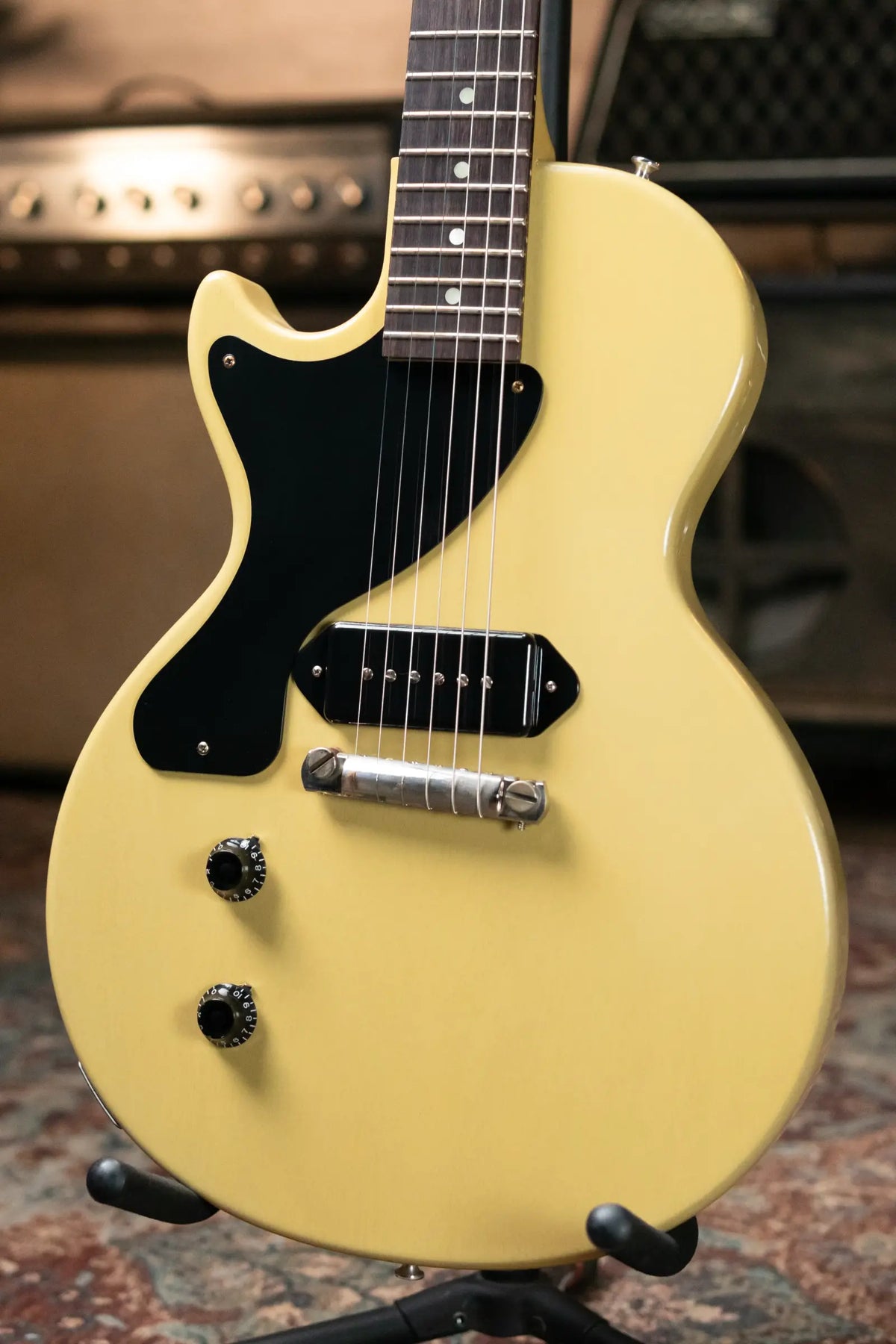 Gibson Custom Shop Left-Handed 57 Les Paul Junior VOS - TV Yellow with