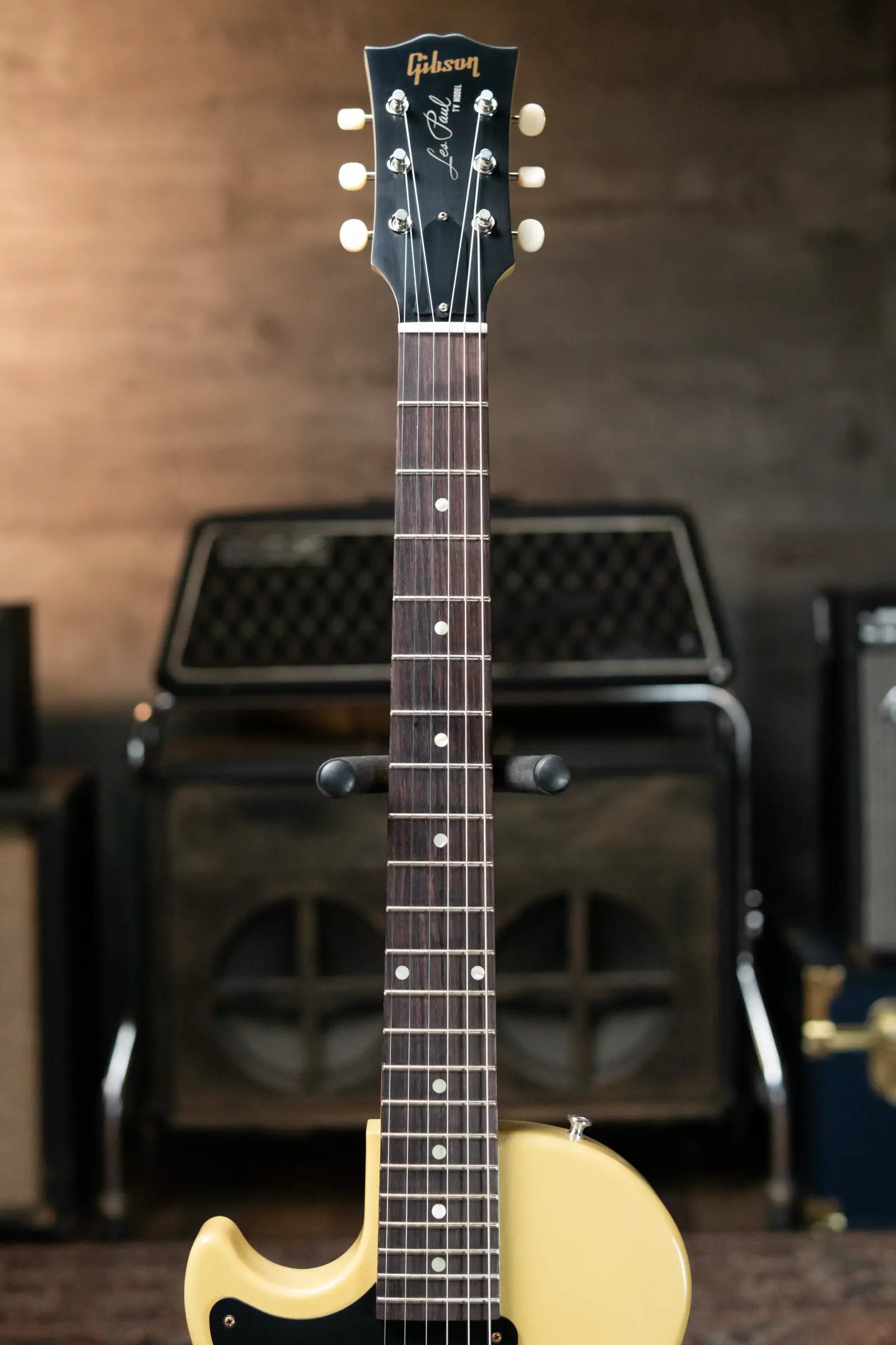 Gibson Custom Shop Left-Handed 57 Les Paul Junior VOS - TV Yellow with Hardshell Case