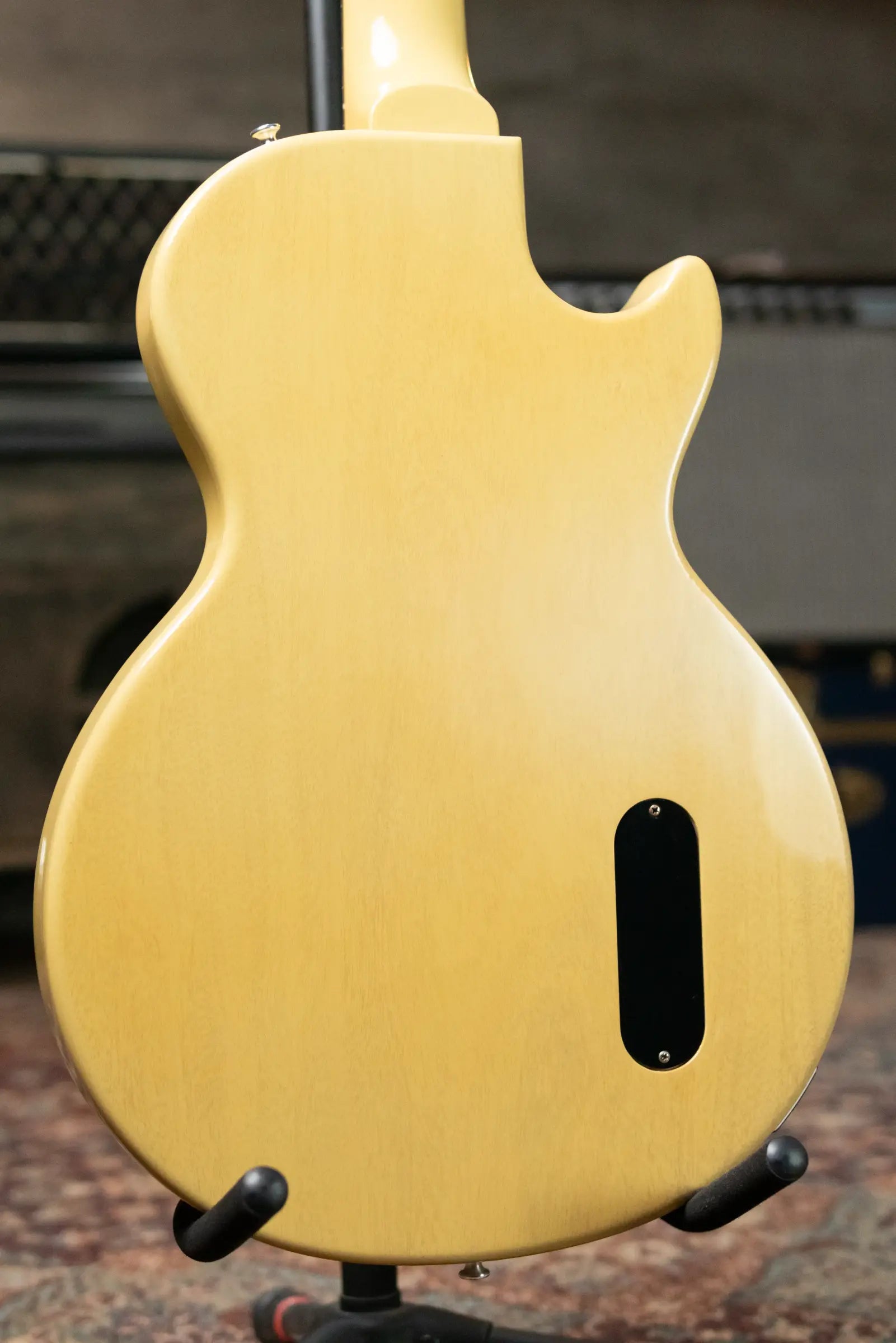 Gibson Custom Shop Left-Handed 57 Les Paul Junior VOS - TV Yellow with Hardshell Case