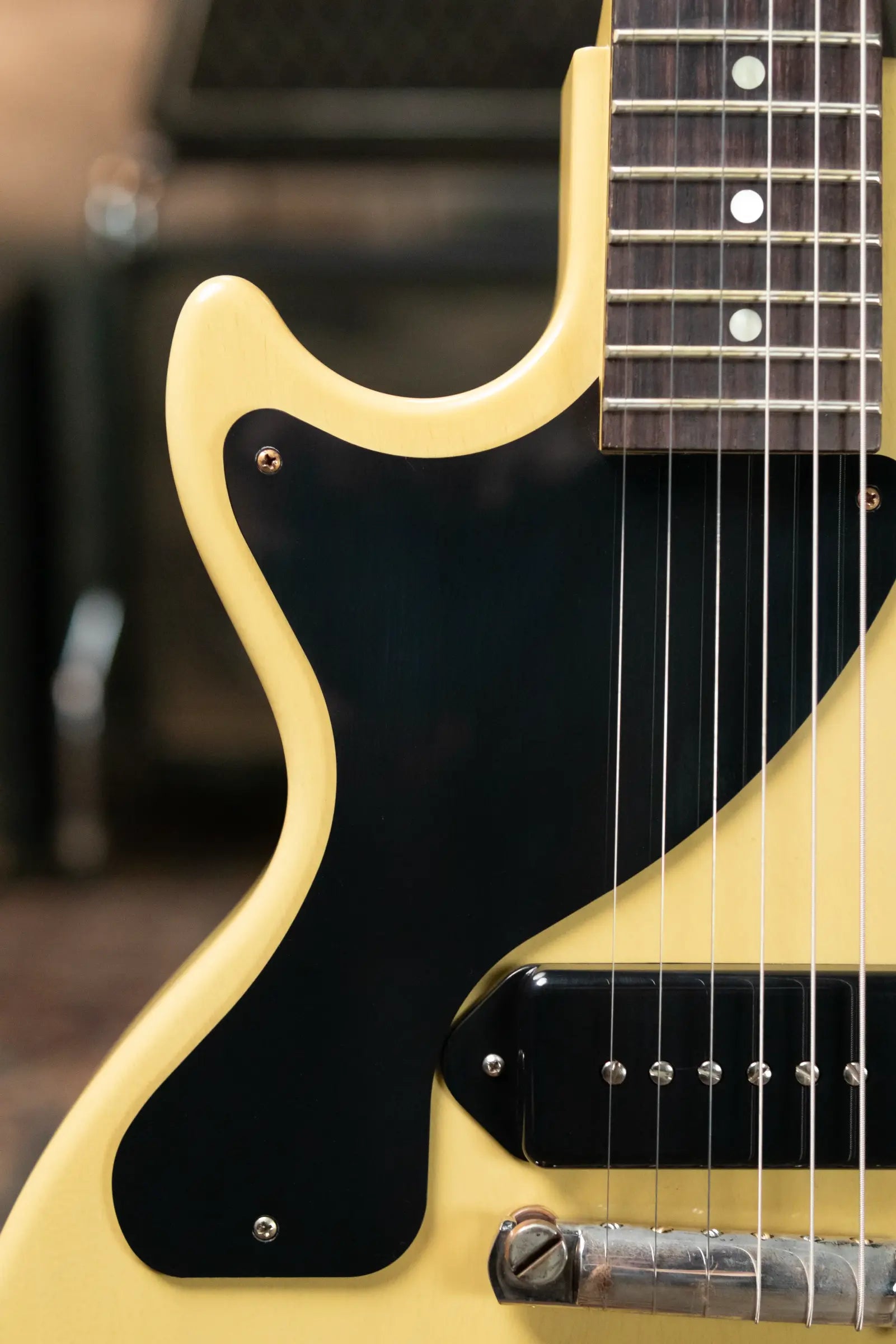 Gibson Custom Shop Left-Handed 57 Les Paul Junior VOS - TV Yellow with Hardshell Case