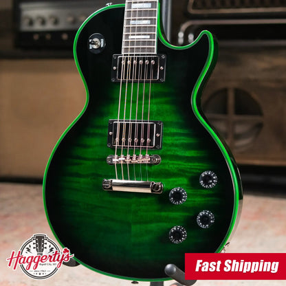 Gibson Custom Shop Les Paul Axcess Custom Electric Guitar - Green Widow with Hardshell Case