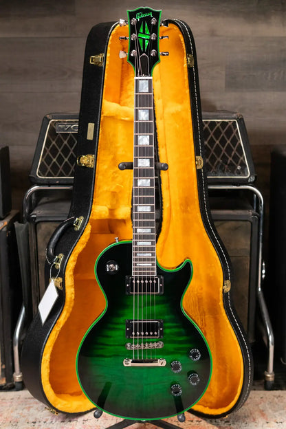 Gibson Custom Shop Les Paul Axcess Custom Electric Guitar - Green Widow with Hardshell Case