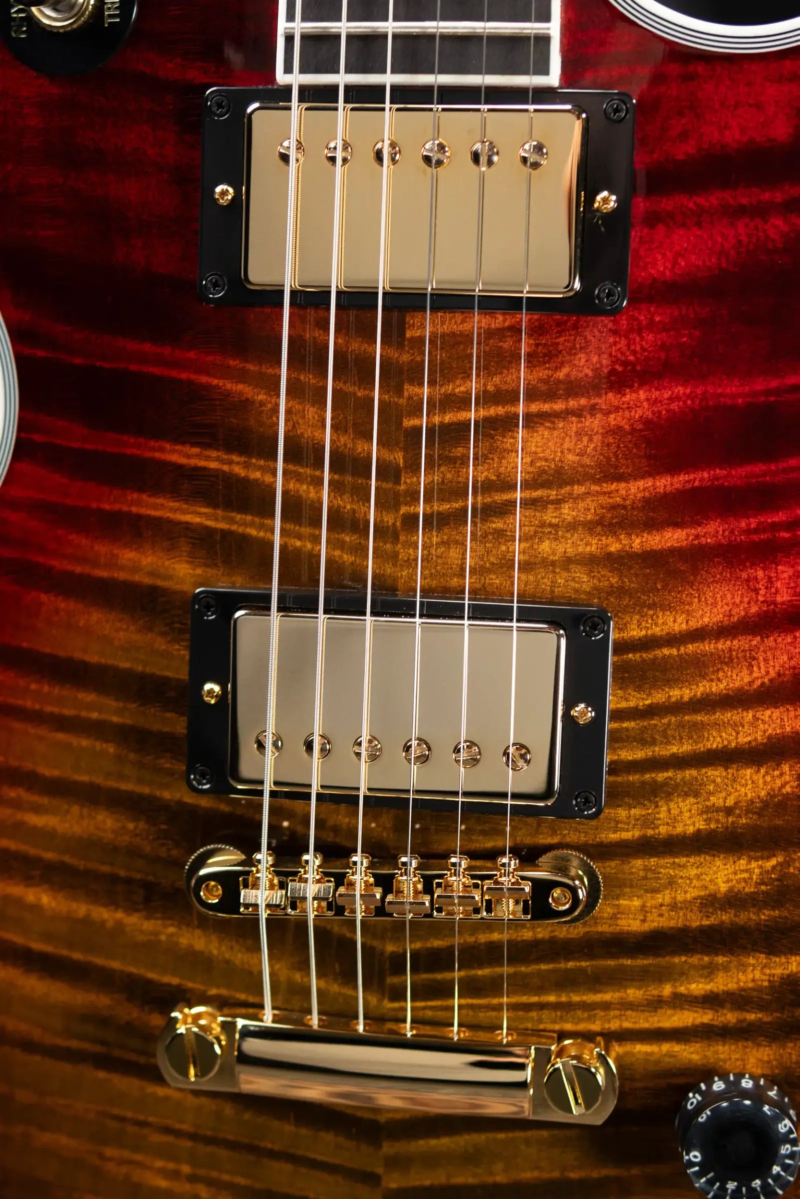 Gibson Custom Shop Les Paul Axcess Custom Figured Top Electric Guitar - Bengal Burst with Hardshell Case