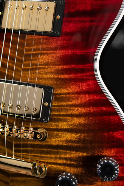 Gibson Custom Shop Les Paul Axcess Custom Figured Top Electric Guitar - Bengal Burst with Hardshell Case