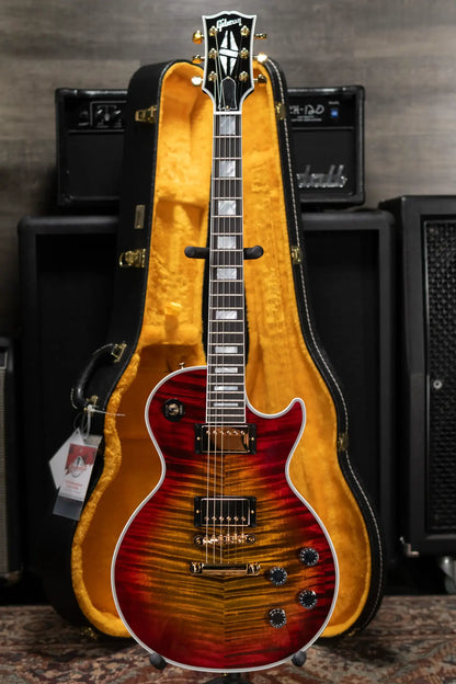 Gibson Custom Shop Les Paul Axcess Custom Figured Top Electric Guitar - Bengal Burst with Hardshell Case