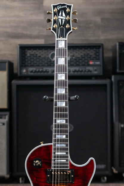 Gibson Custom Shop Les Paul Axcess Electric Guitar, Figured Top with Ebony Fingerboard - Bengal Burst with Hardshell Case