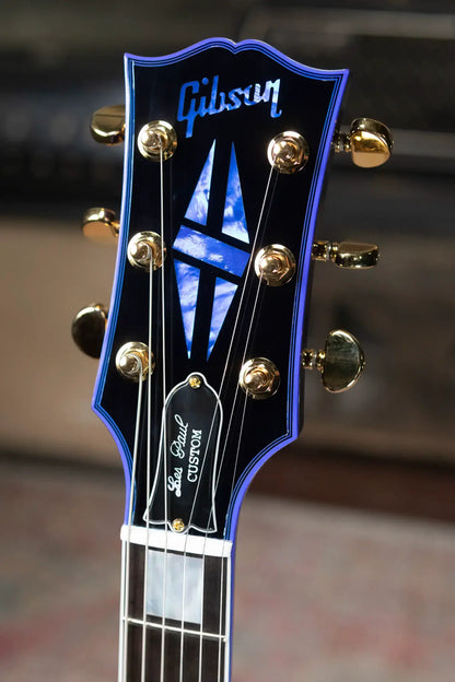 Gibson Custom Shop Les Paul Custom Figured Electric Guitar - Blue Widow with Hardshell Case