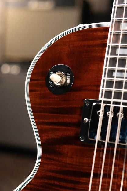 Gibson Custom Shop Les Paul Custom Figured Electric Guitar - Root Beer/Walnut with Hardshell Case